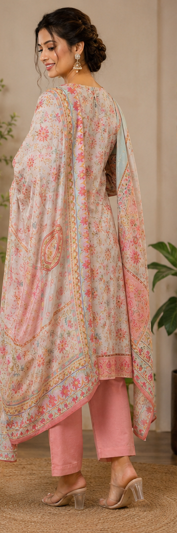 Kurti pant 3pc Set - View 3