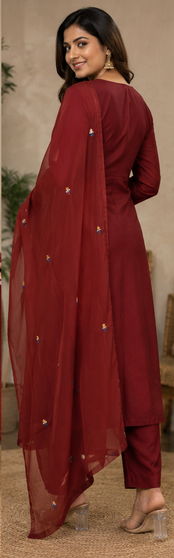 KURTI PANT 3PC SET - View 3