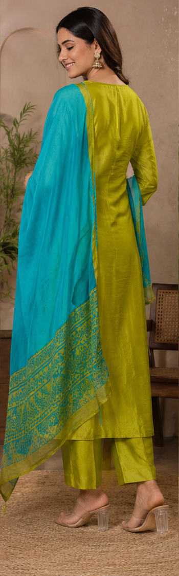 KURTI PANT 3PC SET - View 2