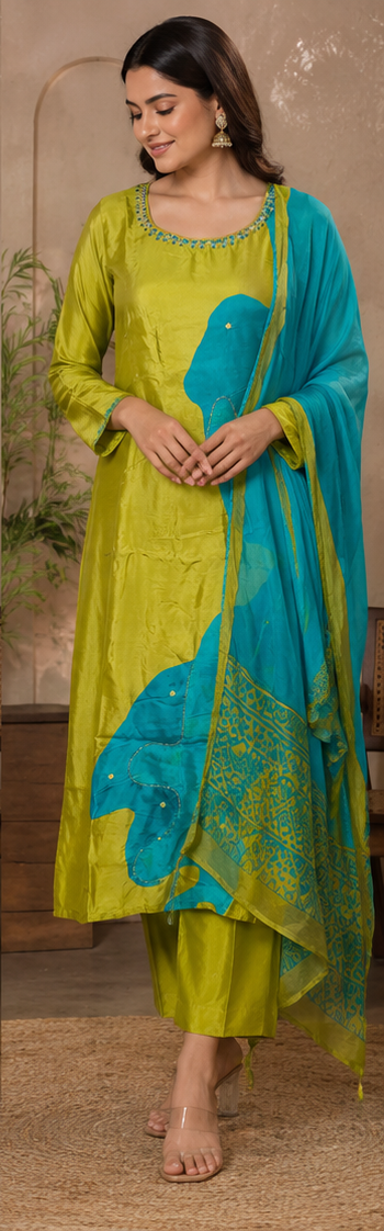 KURTI PANT 3PC SET - View 4