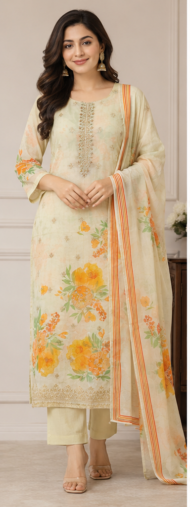 KURTI PANT SET 3PC