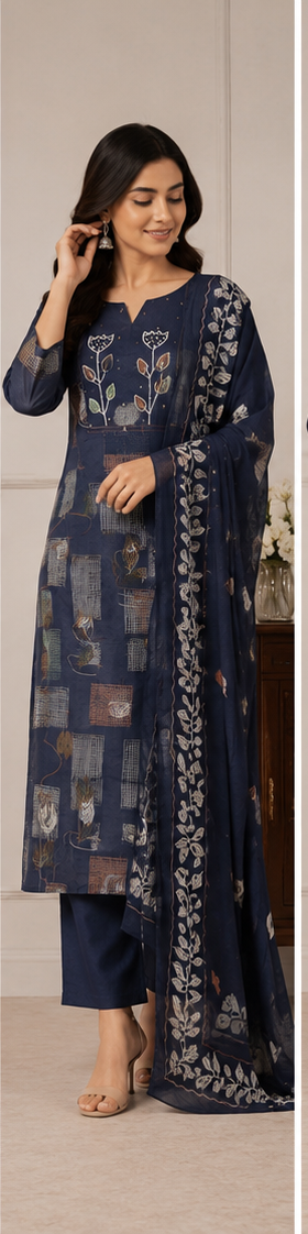 KURTI PANT 3PC SET