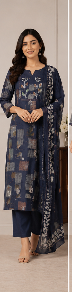 KURTI PANT 3PC SET - View 2