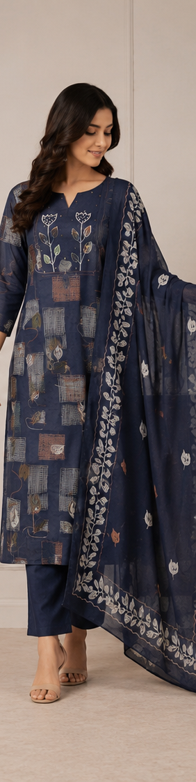 KURTI PANT 3PC SET - View 3