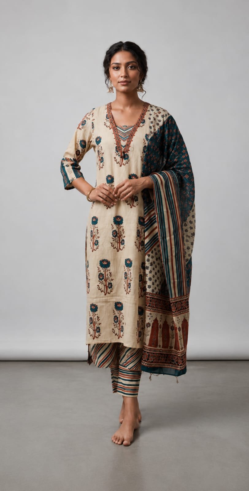 KURTI PANT 3PC SET
