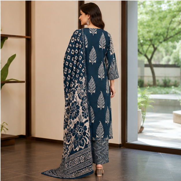 KURTI PANT 3PC SET - View 2