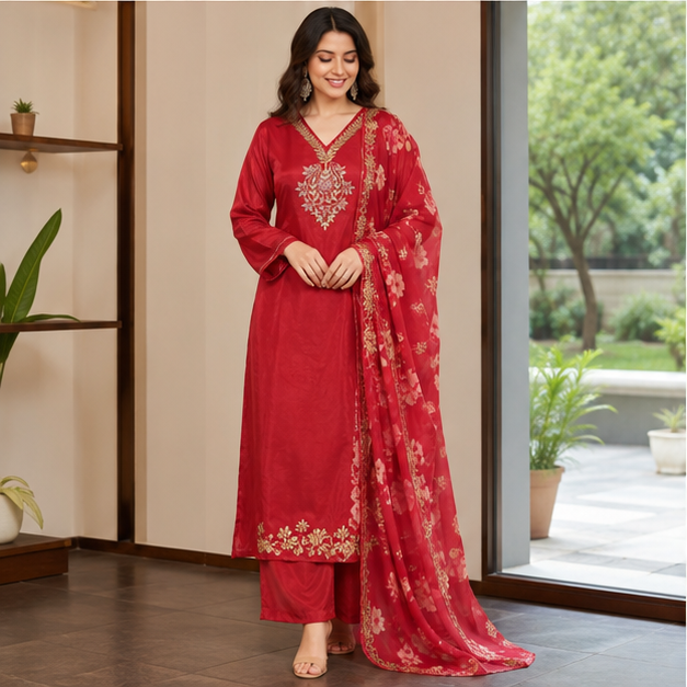 KURTI PANT 3PC SET
