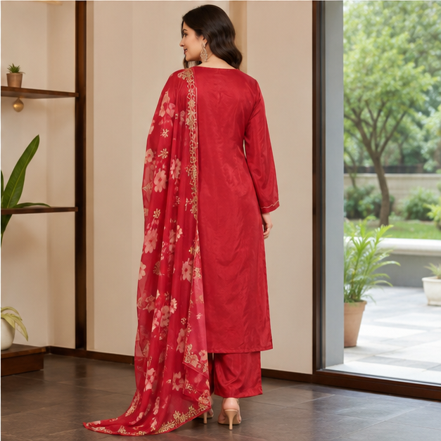 KURTI PANT 3PC SET - View 2
