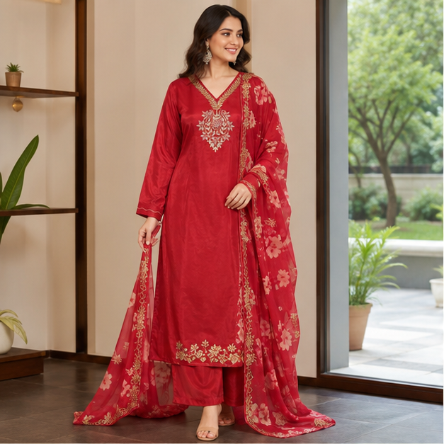KURTI PANT 3PC SET - View 3