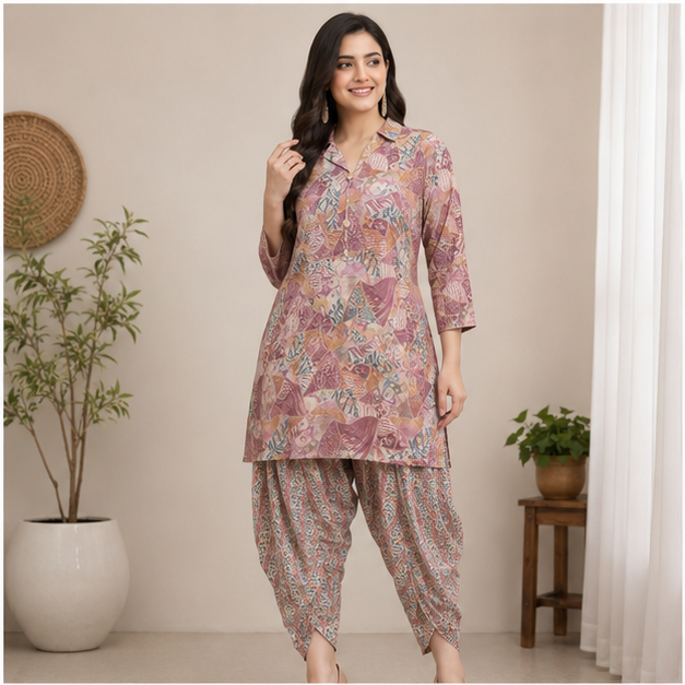 DHOTI COORD SET - View 4