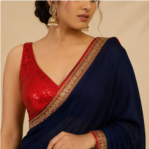ShrEes Sequence Sleeveless Blouse - View 4