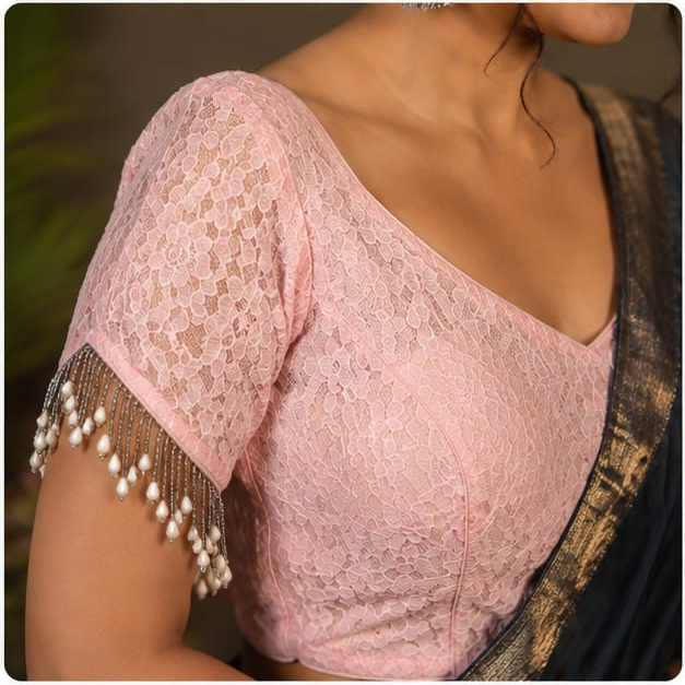 NET LACE BLOUSE