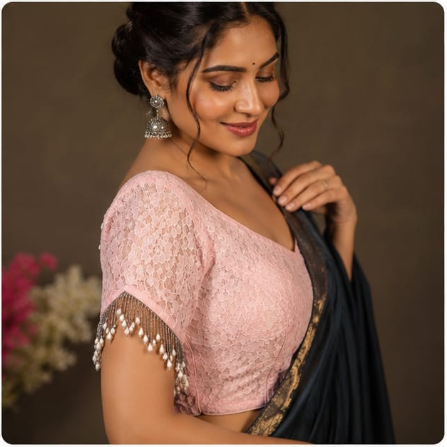 NET LACE BLOUSE - View 2