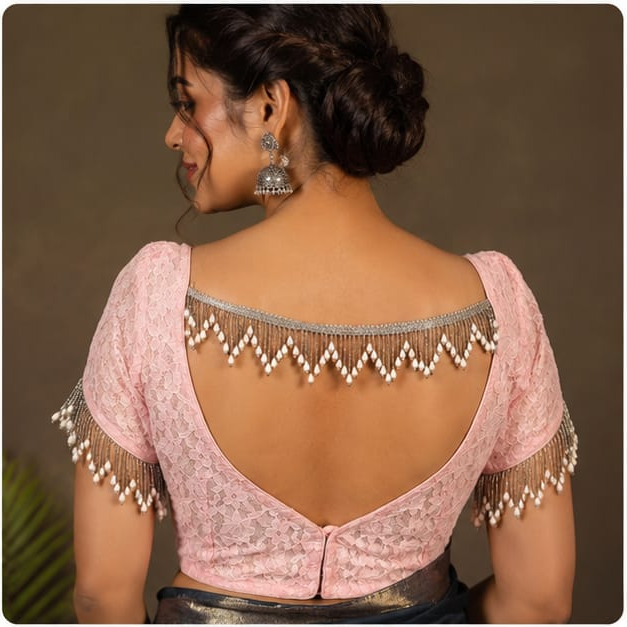 NET LACE BLOUSE - View 4