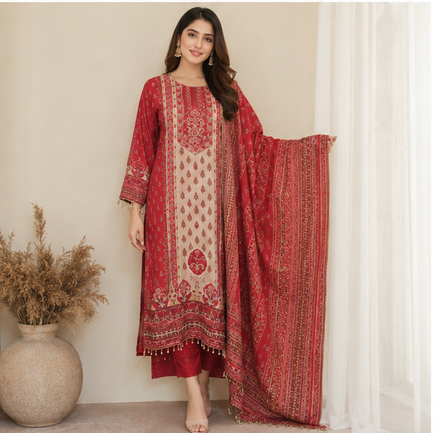 KURTI PANT 3PC SET