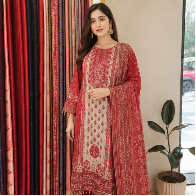 KURTI PANT 3PC SET - View 3