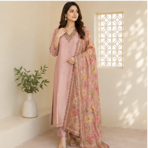 KURTI PANT 3PC SET