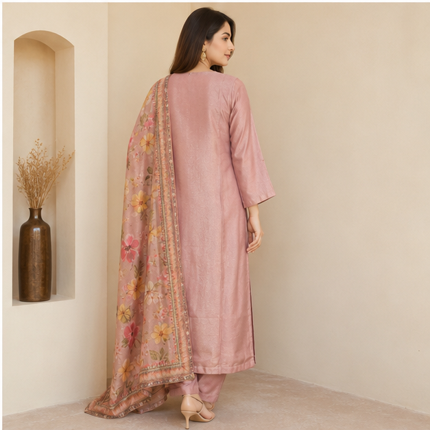 KURTI PANT 3PC SET - View 2