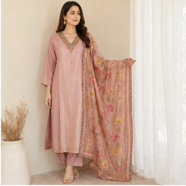 KURTI PANT 3PC SET - View 4