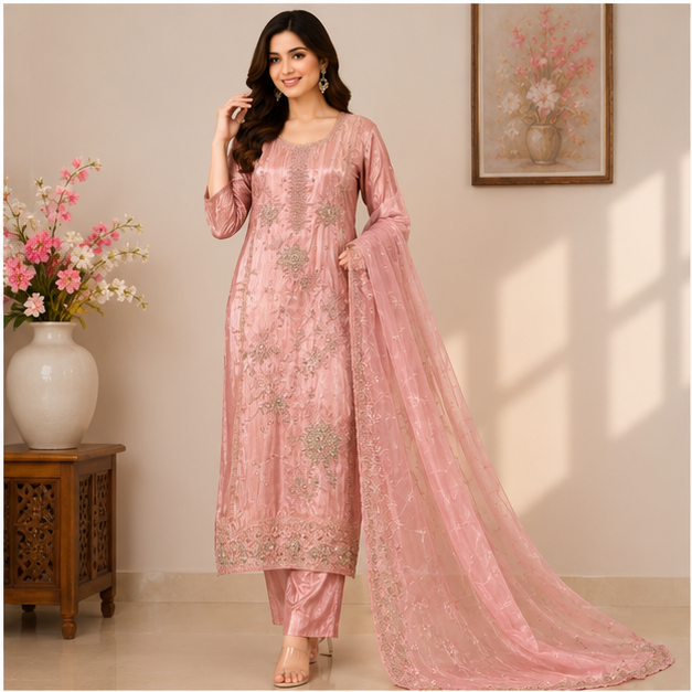 KURTI PANT 3PC SET - View 4