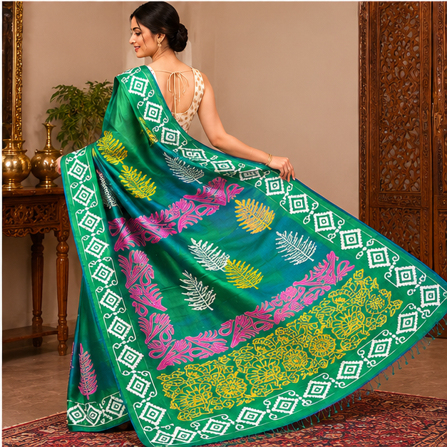 BISHNUPURI KATAN SILK - View 2