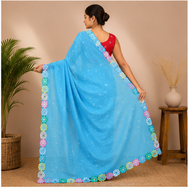 FLOWER CUTTING LACE
