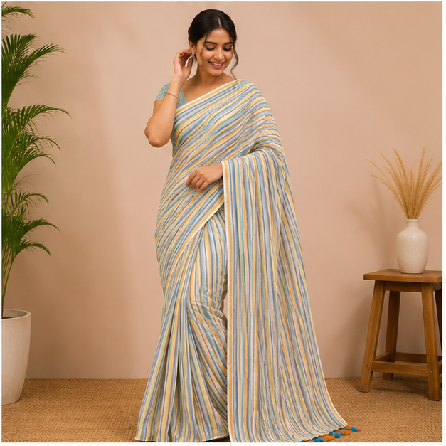 MAL COTTON SAREE - View 2