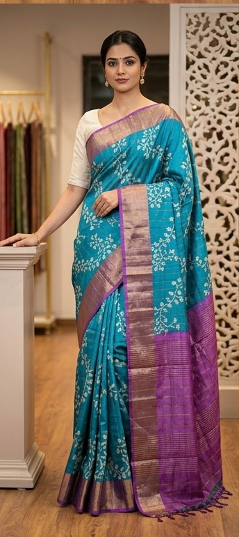 CHECK ZARI TUSSAR - View 2