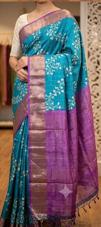 CHECK ZARI TUSSAR - View 3