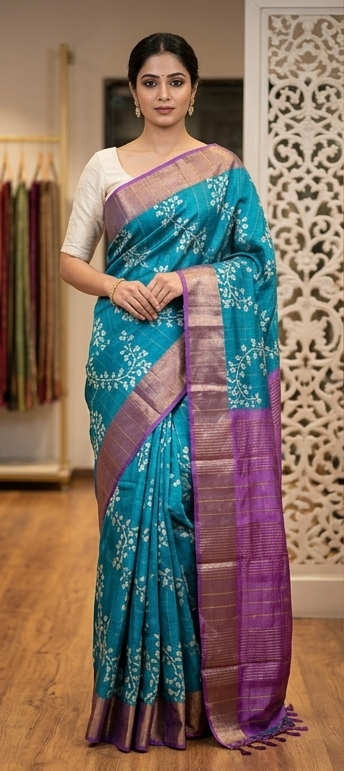 CHECK ZARI TUSSAR - View 4