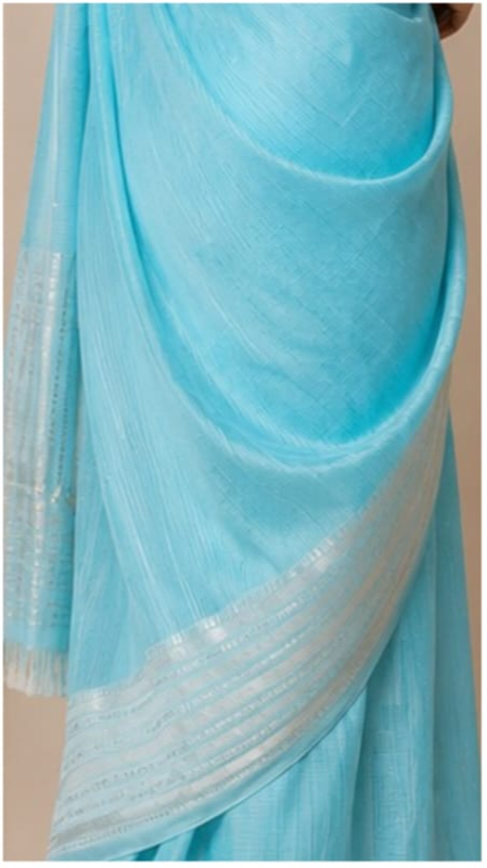 MANGALGIRI KANCHI BORDER SAREE - View 22