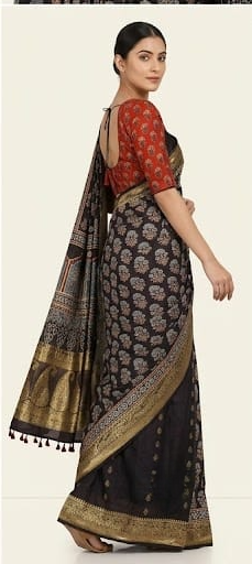 DOLA SILK AJKRAKH NAKSHI SAREE