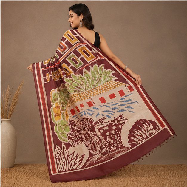 PURE SILK SAREE - View 3