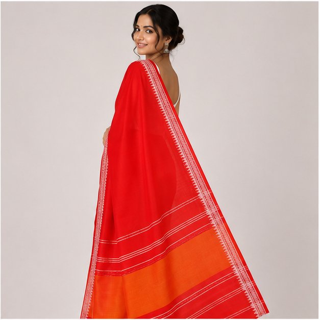 DHANIAKHALI HANDLOOM  SAREE - View 3