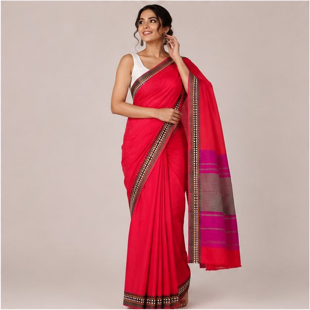 DHANIAKHALI HANDLOOM  SAREE - View 5