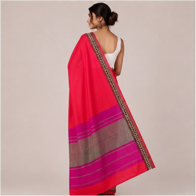 DHANIAKHALI HANDLOOM  SAREE - View 6