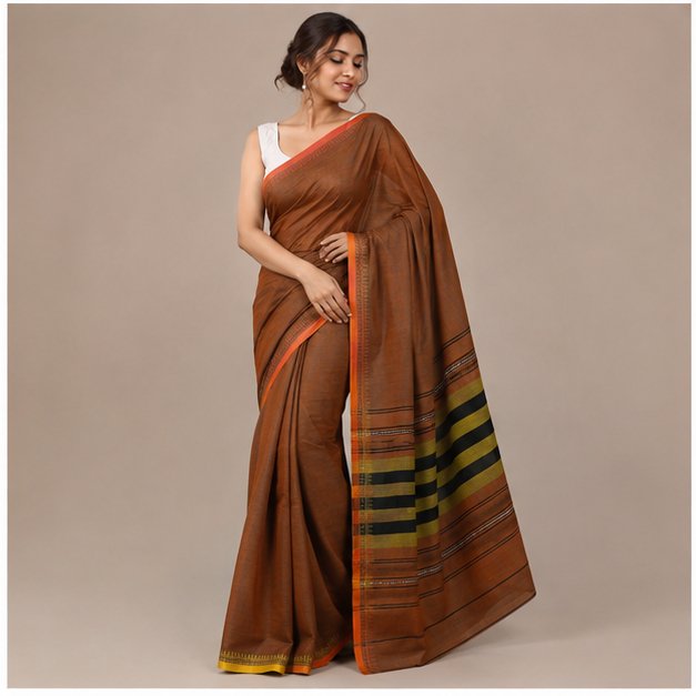 DHANIAKHALI HANDLOOM  SAREE - View 18