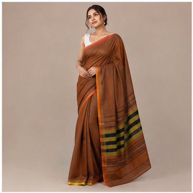 DHANIAKHALI HANDLOOM  SAREE - View 20
