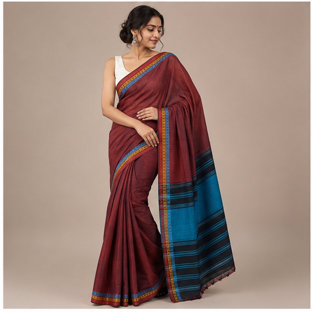 DHANIAKHALI HANDLOOM  SAREE - View 21