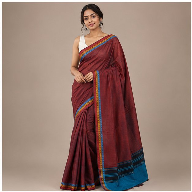 DHANIAKHALI HANDLOOM  SAREE - View 23