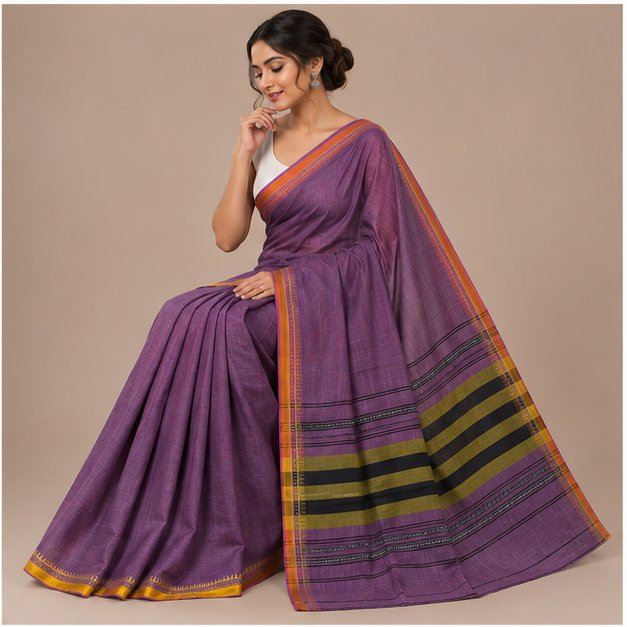 DHANIAKHALI HANDLOOM  SAREE - View 30