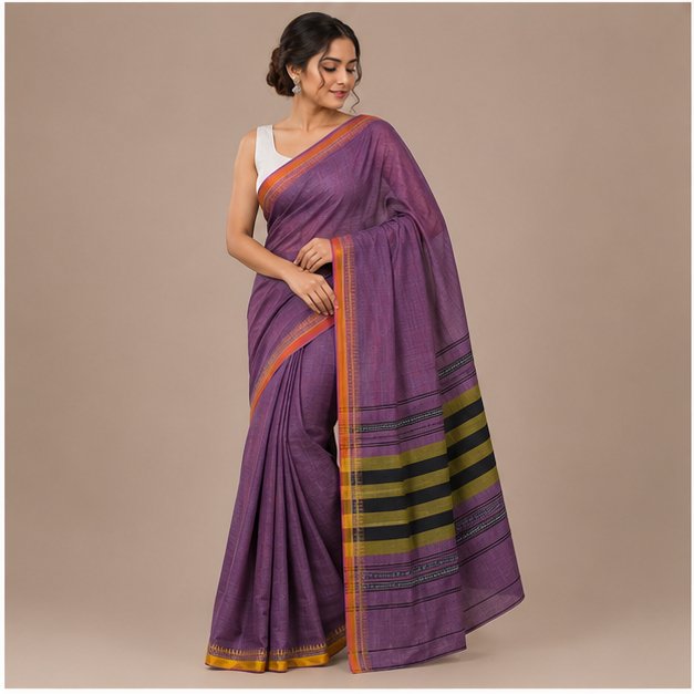 DHANIAKHALI HANDLOOM  SAREE - View 31