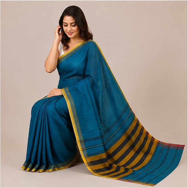 DHANIAKHALI HANDLOOM  SAREE - View 33
