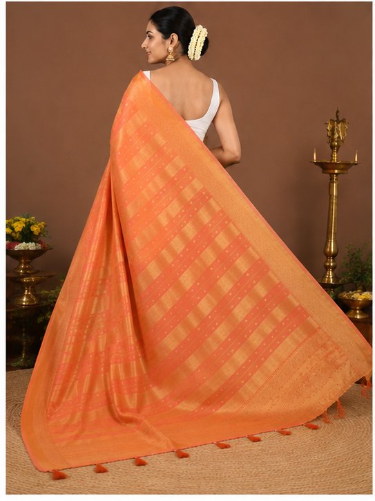 ZARI WORK SILK SAREE - View 2