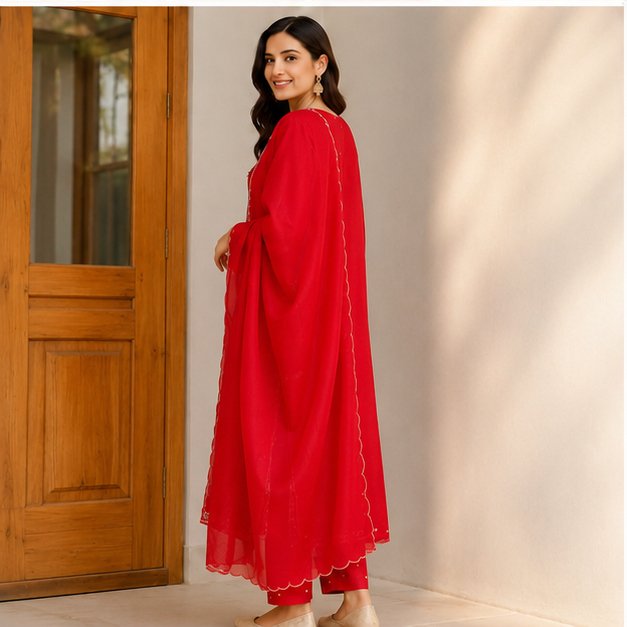KURTI PANT 3PC SET - View 2