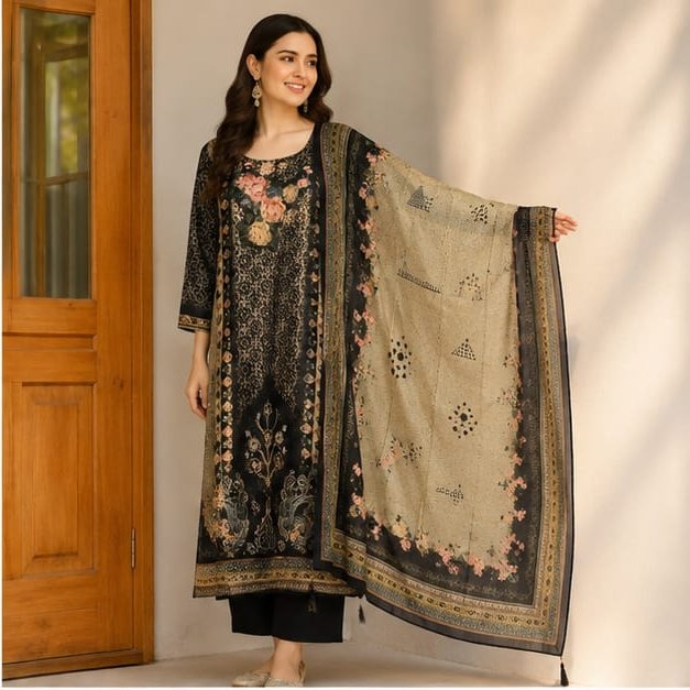 KURTI PANT 3PC SET - View 4