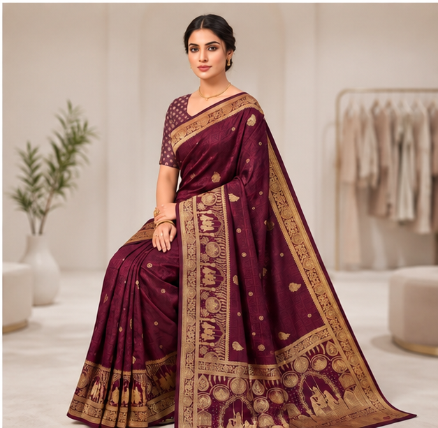 RANG REET DESIGNER SAREE - View 4