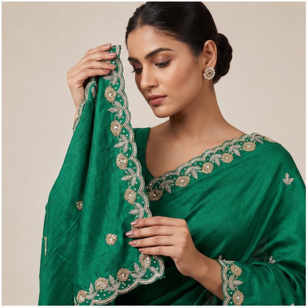 HAND EMBROIDERY SAREE - View 2