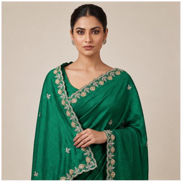 HAND EMBROIDERY SAREE - View 3