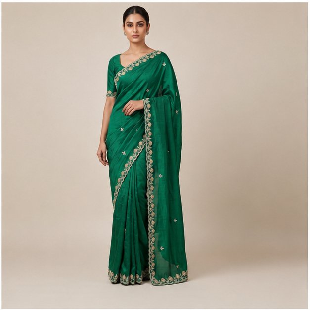 HAND EMBROIDERY SAREE - View 4